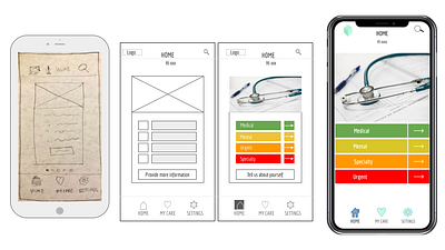 End-to-end design design end to end design mobile app prototype ux ux design uxdesign wireframe