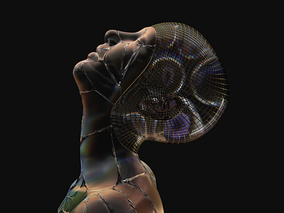 Mind || 3D, NFT, Visual Art 3d 3d art 3d designer branding c4d cinema4d design designer figma flowers gloss human humanity illustration maxon metaverse nature redshift renderer visual art