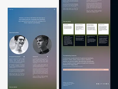 WAYFINDING • Full-service Digital Product Agency • Website 01 agency branding corporate identity custom software devlopment design studio europe mobile app design mobile app development product design software house technology partner ui design ux ux design uxui wayfinding web design web development website