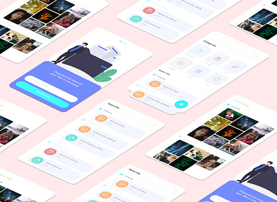 File storage mobile app figma figmadesign file storage isometric design mobile app mobile app design ui ux