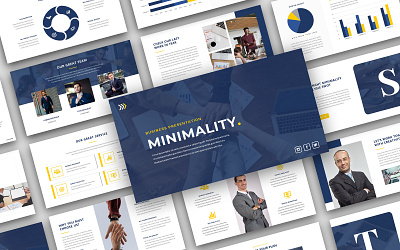 Minimality - Business Presentation Template agency business company company profile corporate creative data report diagram ecommerce elegant entrepreneur finance keynote minimalist modern pitchdeck portfolio powerpoint presentation