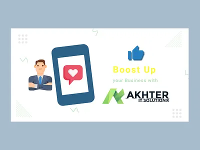 FbBoosting Post art design flat graphic design icon illustration minimal typography ui ux