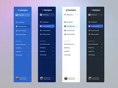 Sidebar Exploration app blue clean design nav navigation product design saas sidebar ui ux web app