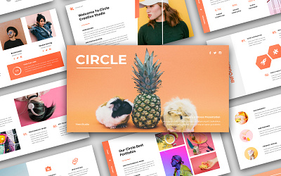 Circle - Business Presentation Template agency business company company profile corporate creative data report diagram ecommerce elegant entrepreneur excel finance keynote modern pitchdeck portfolio powerpoint presentation