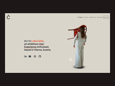 Landing Page - personal webpage artdesign erwinwurm landing page design landingpage portfolio portfolio design portfolio page ui uiux userexperience userexperiencedesign