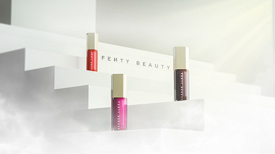 Fenty Beauty 3d brand c4d design
