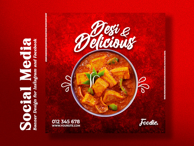 Social media Banner Design For Instagram and Facebook banner design facebook banner facebook post instagram post social media banner social media templates