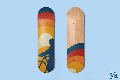 Fritz Bikes — Stinson Beach, CA graphic design illustration