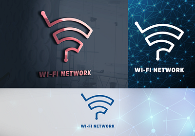 wi-fi Network logo 2dlogo 3dlogo design illustration logo logodesigning logoexpert vector