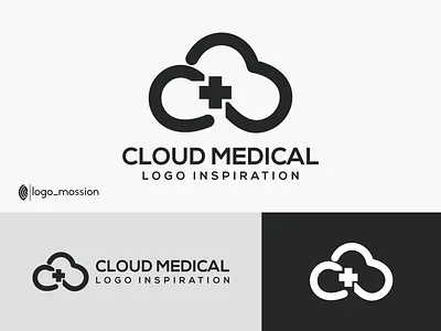 cloud medical logo 3d abstract ai brand identity branding cloud design digital flat graphicdesign green icon illustration logo logoinspiration logotype medical monogram simple vector