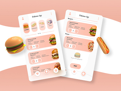 Food app app design food mobile ui ui design ux ux design