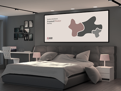 Free Modern Bed Room Framed Poster Mockup branding download frame free free mockup freebie identity interior logo mock up mockup mockup free mockup psd mockups poster mockup poster mockup free print psd stationery template