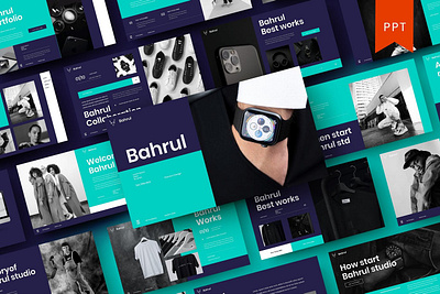 Bahrul Multipurpose Template clean colorful company corporate google slides keynote modern multipurpose multipurpose template photography pitch deck portfolio powerpoint presentation studio template unique web design web development website