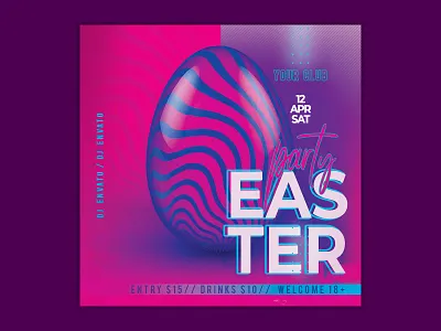 Easter Party Flyer easter easter bunny easter egg easter eggs easter flyer eastern egg egg hunt egg hunt flyer eggs happy easter