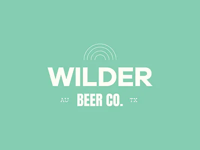 Wilder Beer Co. beer beer branding beer label branding design logo poster type typography vintage
