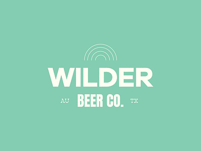 Wilder Beer Co. beer beer branding beer label branding design logo poster type typography vintage