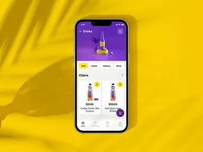 Glup Application Design 3d app app design beer branding design drinks ecommerce graphic design heineken illustration interface mobile mobile application mobile screen mobile ui ui user experience user interface ux