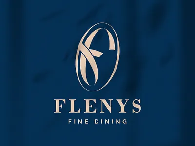 Flenys Fine Dining brand design brand identity branding design elegant fine dining logo graphic design logo luxury modern logo premium logo restaurant logo timeless typography