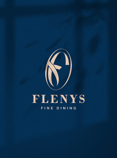 Flenys Fine Dining brand design brand identity branding design elegant fine dining logo graphic design logo luxury modern logo premium logo restaurant logo timeless typography