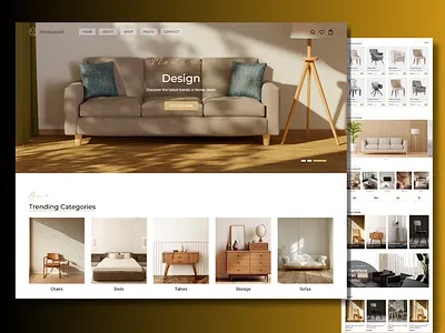 Furniture Shopify Store Design furniture store home decor interior shopify shopify developer store design web design