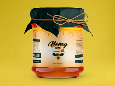 Honey Label Design Product Packaging bee bee logo bottle box branding design honey honey label design honeybee honeycomb jar label label packaging labeldesign package package mockup packagedesign packaging packagingdesign product label