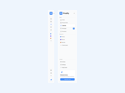 Sidebar Navigation clean component dashboard design menu minimal minimalist navigation popular product design saas side menu side nav sidebar trending ui ux web web app website