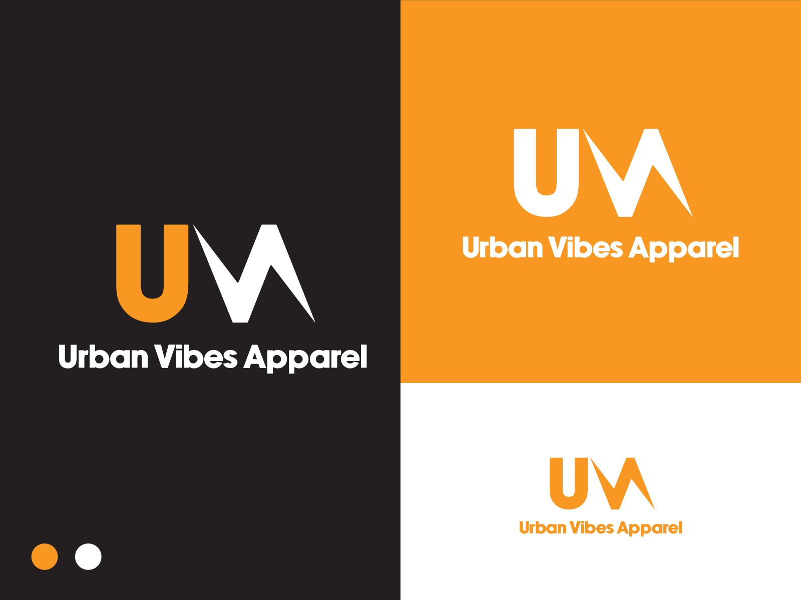Urban Vibes Apparel branding graphic design logo