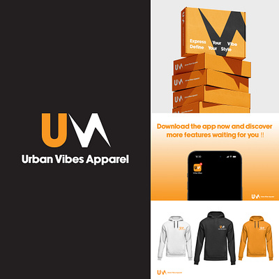 Urban Vibes Apparel branding graphic design logo