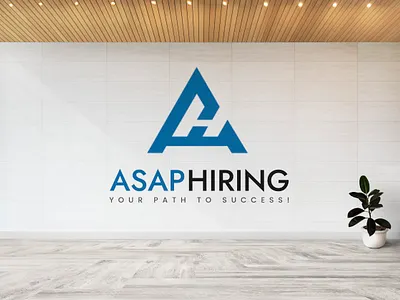 ASAP HIRING- Logo and Branding Design animation badge brandidentity branding figma logo logodesign mobileapps prototype uidesign uiuxdesign websitedesign