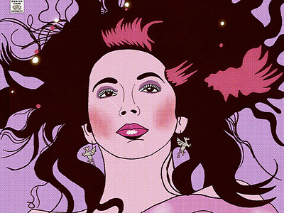 Running Up That Hill band design illustration illustrator kate bush nostalgia procreate