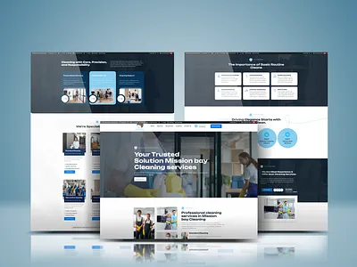 Cleaning Business Website – WordPress & UI/UX Design cleaningbusiness seo uiux webdesign wordpress