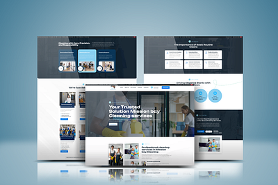 Cleaning Business Website – WordPress & UI/UX Design cleaningbusiness seo uiux webdesign wordpress