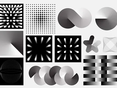 Geometric Graphic abstract art background blend blur branding circle depth geometric geometry gradient graphic design icon illustration logo retro shape symbol vintage