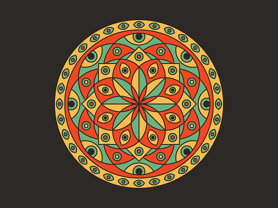 032021 flat geometric geometry graphic design illustration illustrator mandala psychedelic sacredgeometry