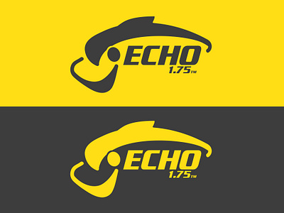 Echo 1.75 Logo Design branding design fishing fishing bait fishing logo fishing lure icon logo logodesign outdoor logo