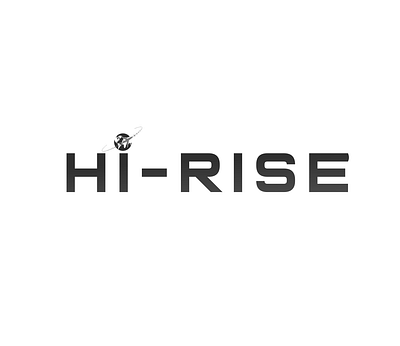 Hi Rise 3 BW branding design inkscape logo typography vector
