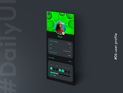 Daily UI #06 - User Profile dailyui dailyuichallenge dark mode design disney raya user profile ux