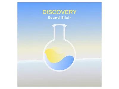 Sound Elixir, Discovery Album Cover album art album cover album cover art album cover design design discovery edm figma icon design illustration logo music music art sound ui uxdesign uxui
