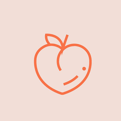 The Positive Peach Branding brand design brand design liverpool brand designer branding design icon logo modern retro design retro font typography ui vector