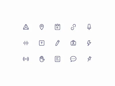 Slate Iconography animation clubhouse grid grid layout icon icon animation icon design icon grid icon set icon system iconography icons iconset interaction