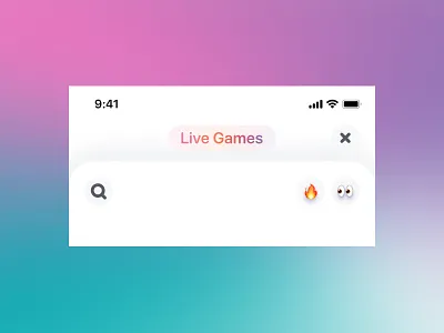 LIVE app app design art direction branding design layout typography ui uiux ux