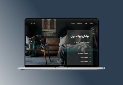 Furniture web design. art design graphic design ui ux web website