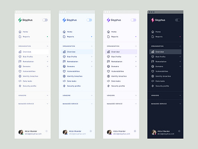 Sisyphus™ — dashboard sidebar colour variations dark mode dashboard dashboard design dashboard ui figma inter light mode menu nav navbar navigation navigation bar saas side bar side nav side navigation sidebar sidenav tabs web app