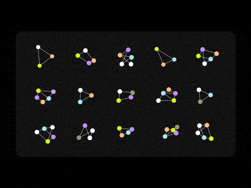 Science in motion 🌱🧘🏻‍♀️✨ animation cbd chemistry color design dot gif illo illustration molecule motion motion graphics particle science shapes