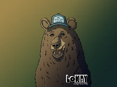 Silverton Bear 2d animation animal bear cartoon illustration character design design illustration