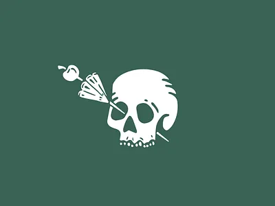 Skull Garnish bar bartending barware branding design illustration logo skull skull art tattoo typography vector