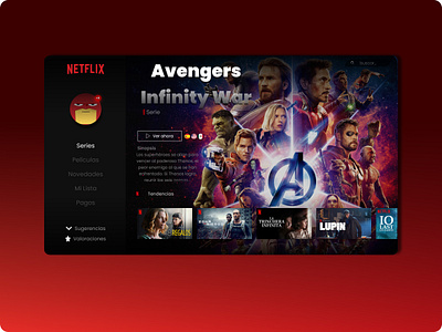 Netflix reDesign aplicación de escritorio app design app design icon ui web ios guide app desktop design interface interfaz de usuario netflix ui ux