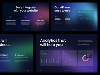 #Exploration - Pitch Deck bold branding clean dark mode dashboard deck design gradient keynote neon pitch powerpoint presentation slide template typography ui website whitespace