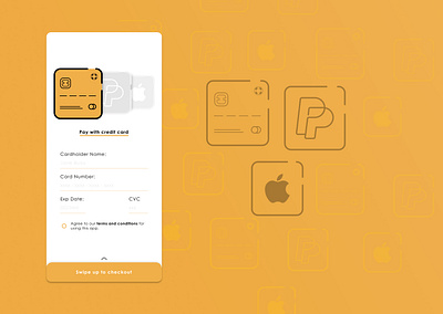 Credit Card Checkout dailyui design flat minimal ui ux