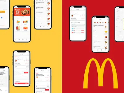 UI/UX Redesign Cases Study — McDelivery Mobile App casestudy delivery design food mcd mcdonald minimal mobile mobile app takeaway ui ui design ux